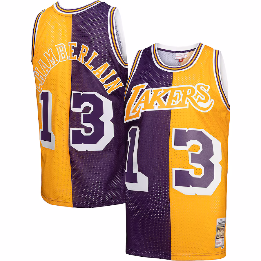 Wilt Chamberlain, Los Angeles Lakers, 1971/72, Purple/Gold