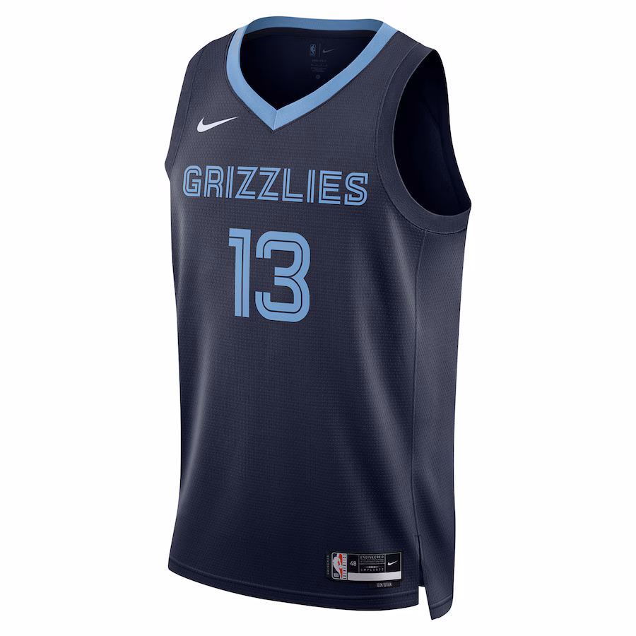 Jaren Jackson Jr., Memphis Grizzlies, Edición de Icono, Azul Marino