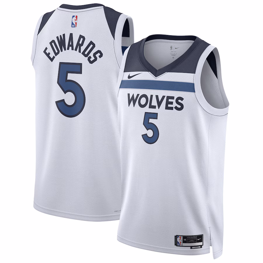Anthony Edwards Minnesota Timberwolves Association Edition White
