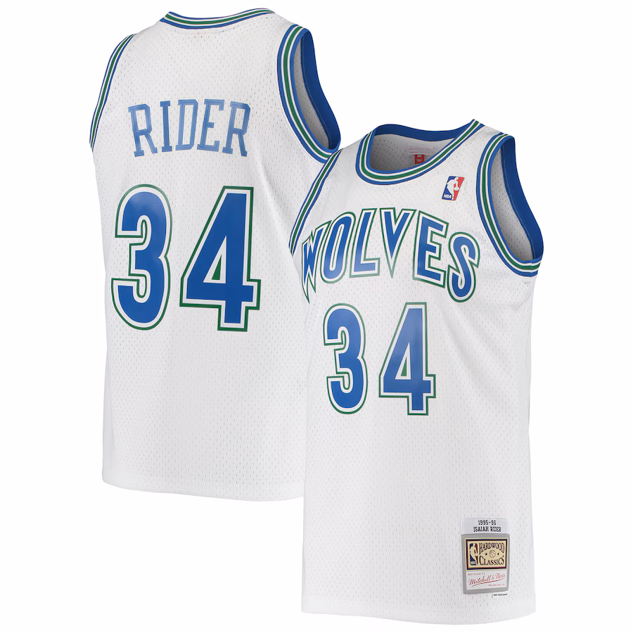 Isaiah Rider, Minnesota Timberwolves, 1995/96, White