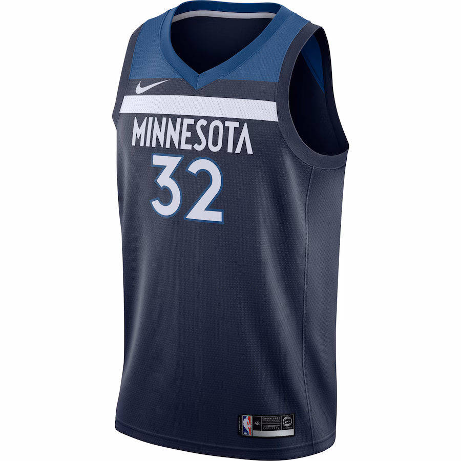 Karl Anthony Towns, Minnesota Timberwolves, Icon Edition, Navy Blue