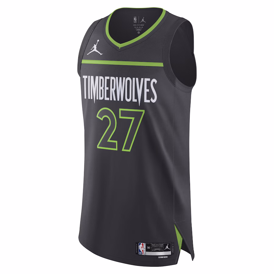 Rudy Gobert, Minnesota Timberwolves, Statement Edition, Dark Gray