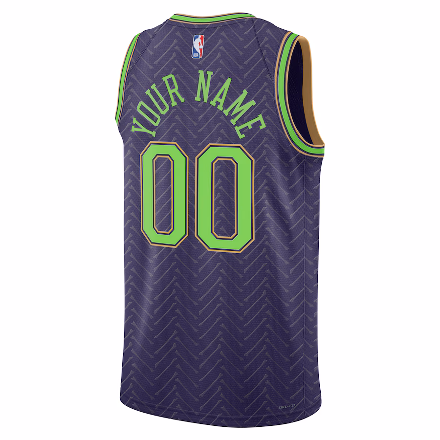 New Orleans Pelicans, Unisex, 2024/25 Custom, City Edition, Purple
