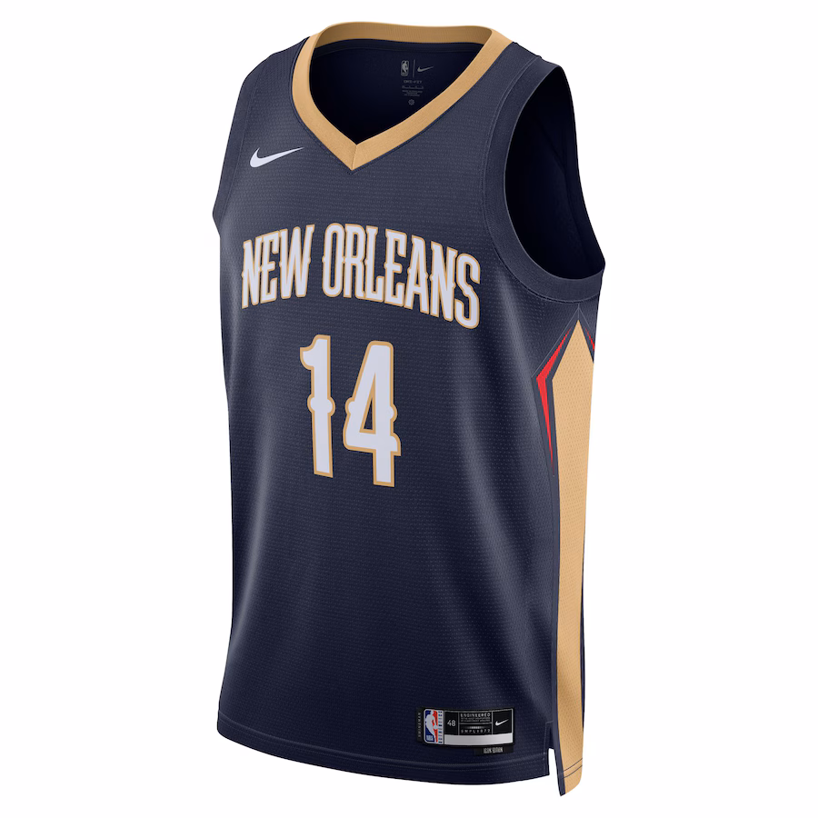 Brandon Ingram, New Orleans Pelicans, Icon Edition, Navy Blue