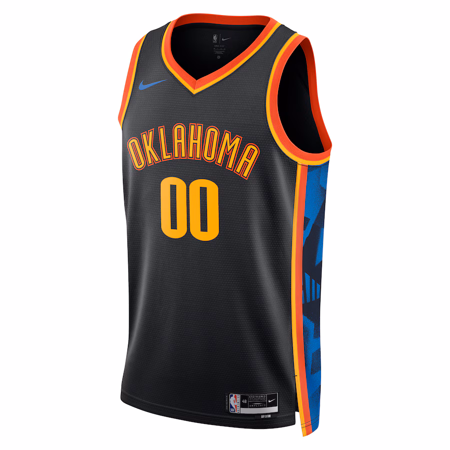 Oklahoma City Thunder 2024/25 Custom City Edition - Nero