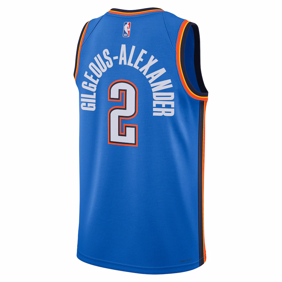 Shai Gilgeous-Alexander Oklahoma City Thunder Icon Edition, Blau
