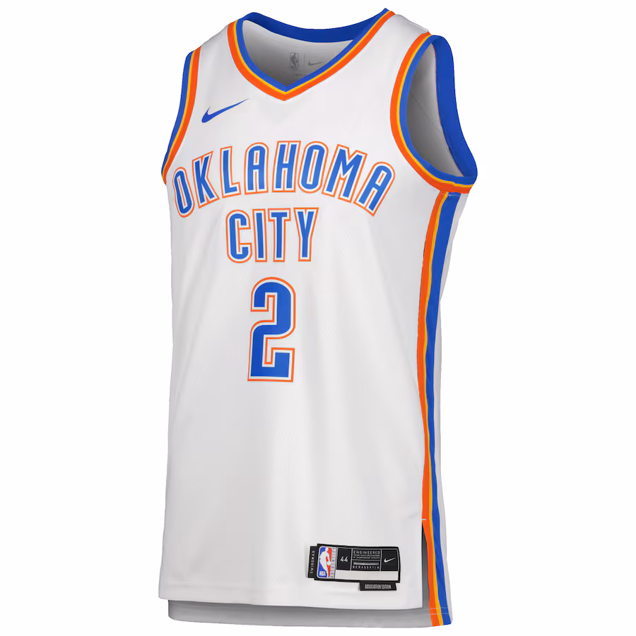 Shai Gilgeous-Alexander Oklahoma City Thunder Association Edition, White