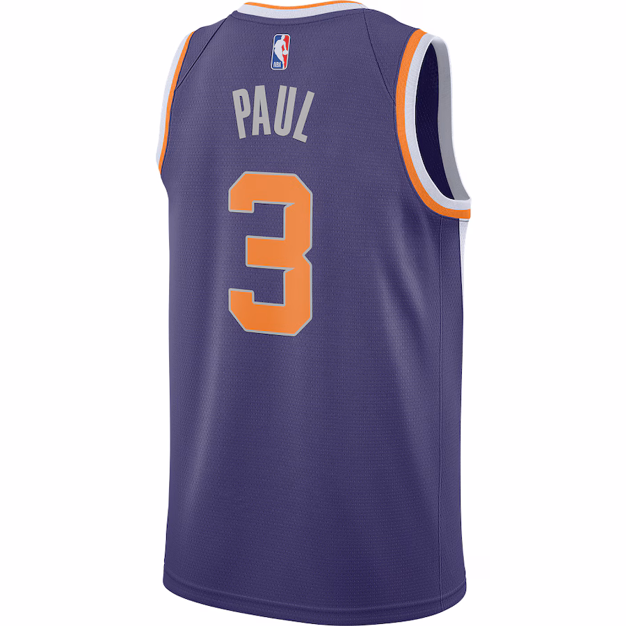 Camiseta Swingman 2020 - 2021 de Chris Paul para los Phoenix Suns - Edición Ícono - Púrpura