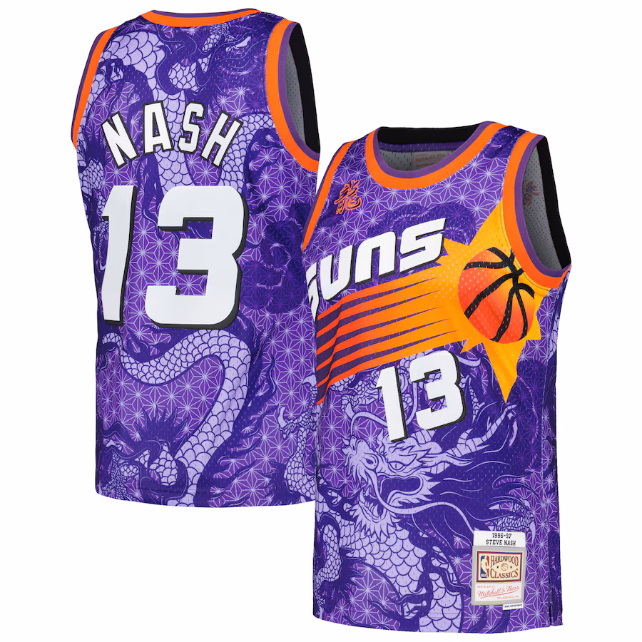 Steve Nash Phoenix Suns Mitchell & Ness Asian Heritage 6.0 Swingman Jersey