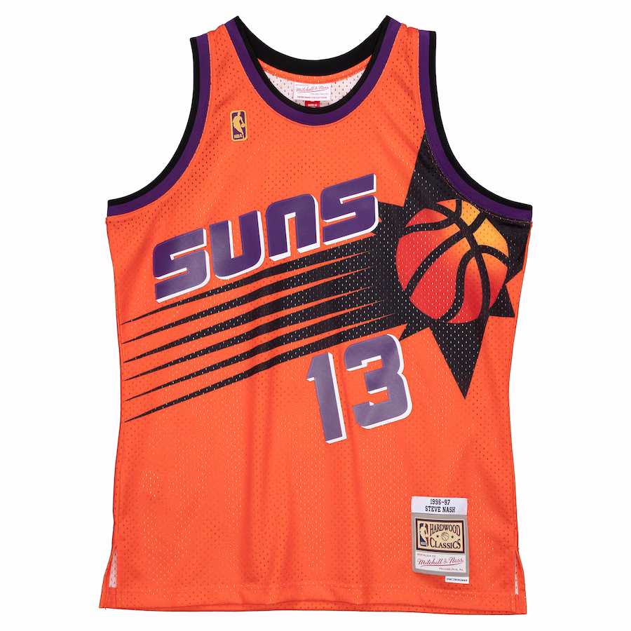 Camiseta Steve Nash Phoenix Suns 96-97 Mitchell & Ness Reload 2.0 Swingman