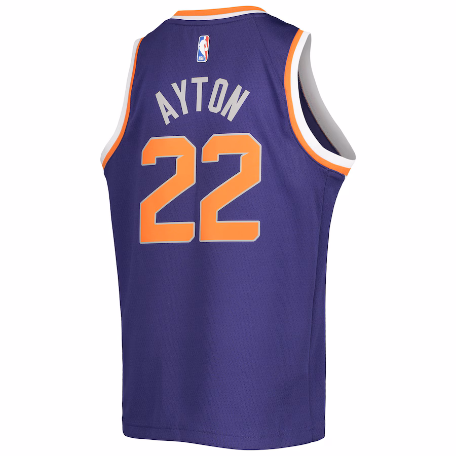 DeAndre Ayton Phoenix Suns Youth Swingman Jersey - Icon Edition - Purple