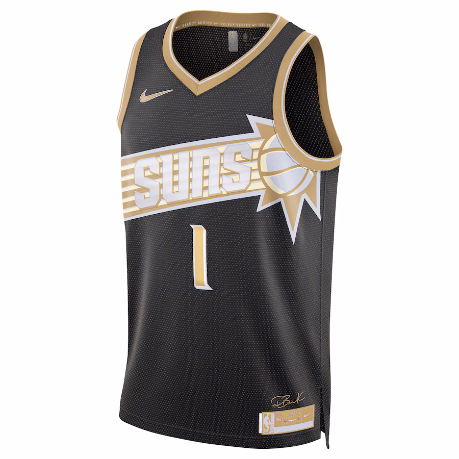 Devin Booker Phoenix Suns Unisex Select Series Swingman - Trikot - Schwarz