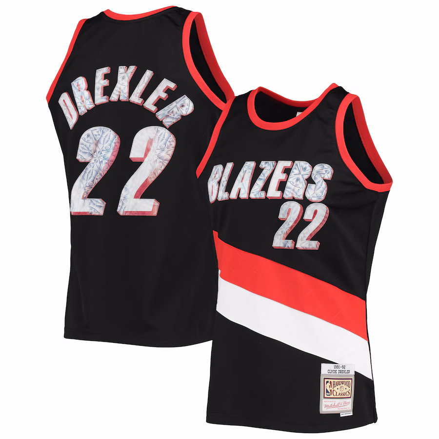 Canotta Clyde Drexler Portland Trail Blazers 1991/92 – NBA 75th Anniversary Diamond