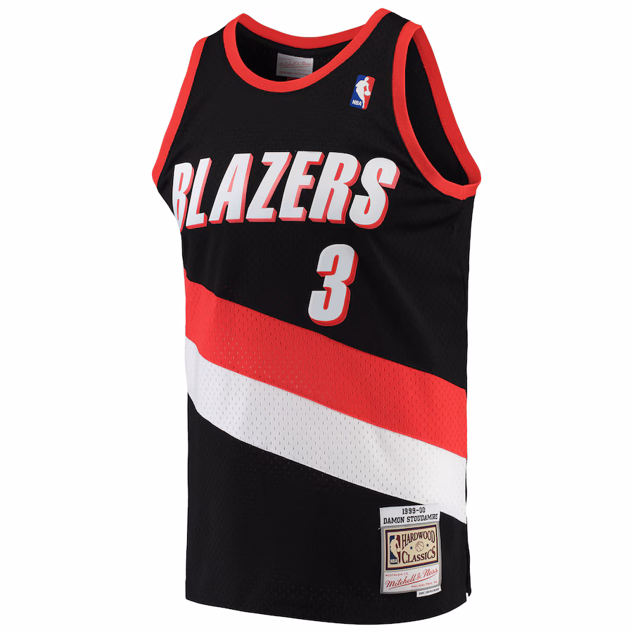 Damon Stoudamire, Portland Trail Blazers, 1999/00, Noir