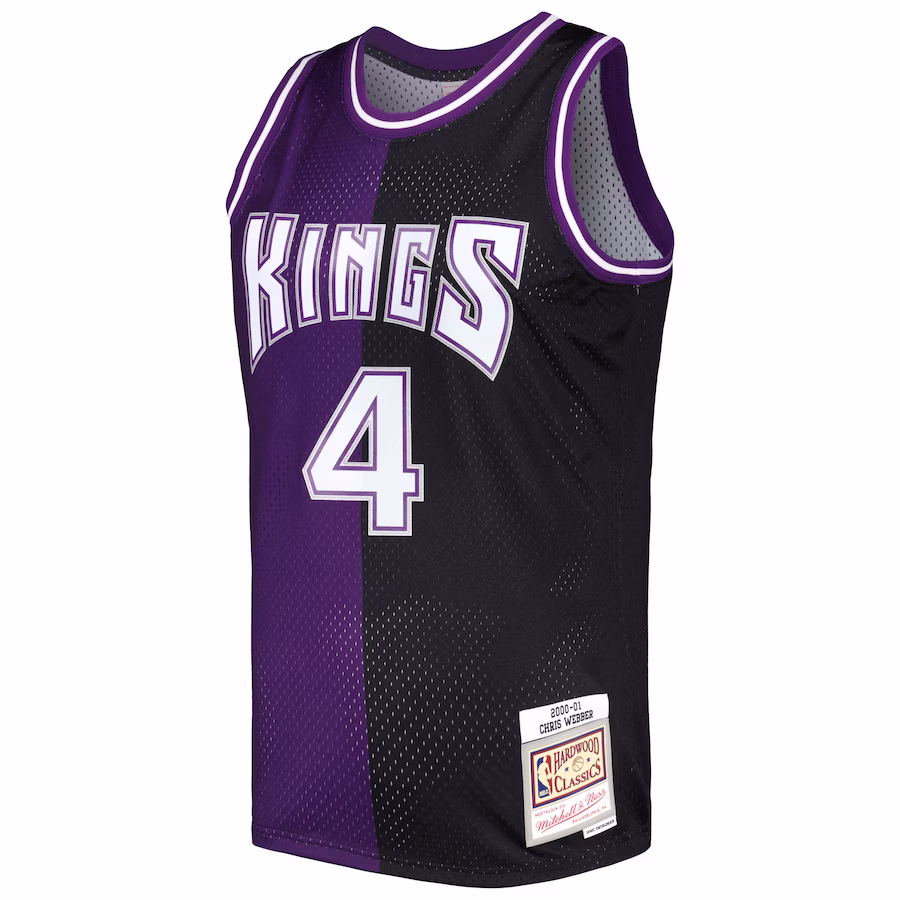 Chris Webber, Sacramento Kings, 2000/01, Viola/Nero