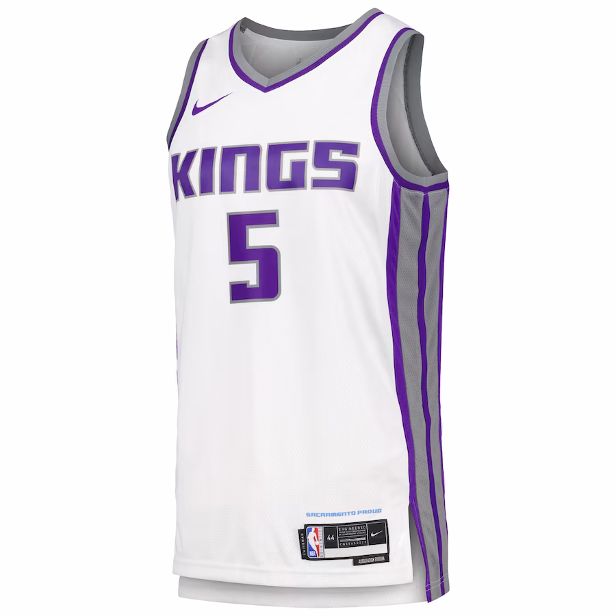 De'Aaron Fox, Sacramento Kings, Edición de Asociación, Blanco