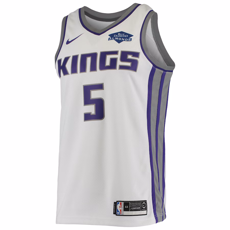 De'Aaron Fox, Sacramento Kings, Édition Association, Blanc