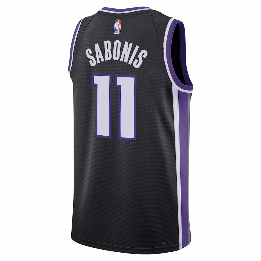 Domantas Sabonis, Sacramento Kings, Icon Edition, Schwarz
