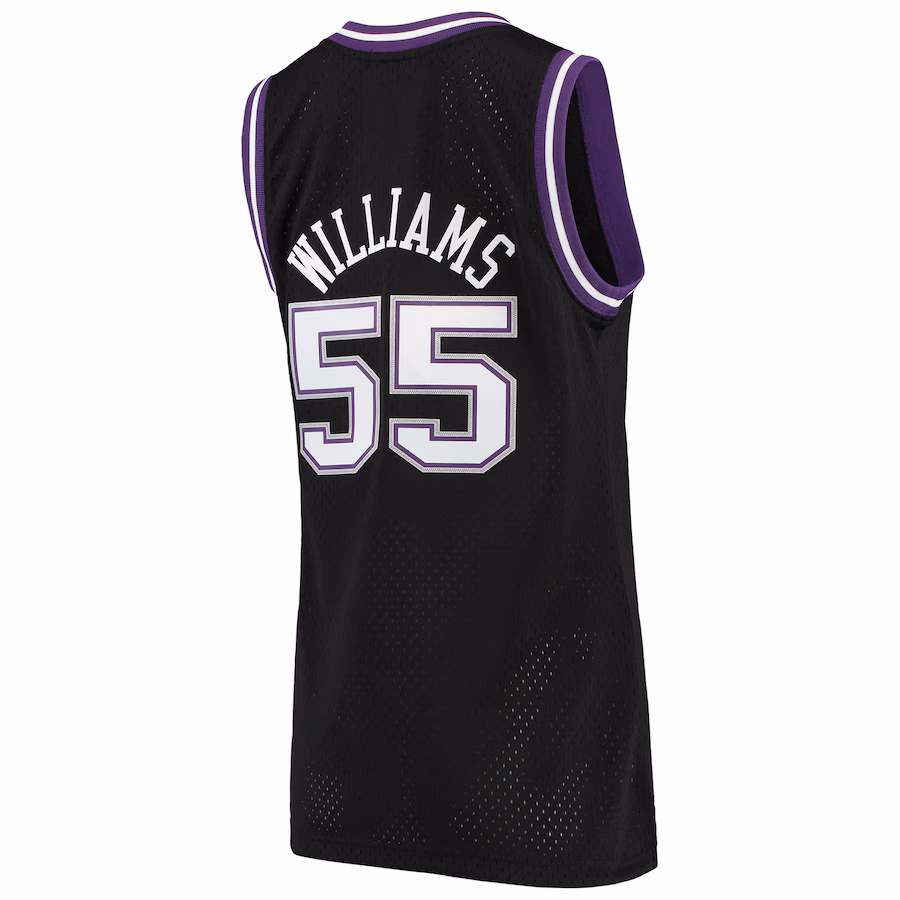Jason Williams, Sacramento Kings, Women's, 2000/01 Hardwood Classics, Black