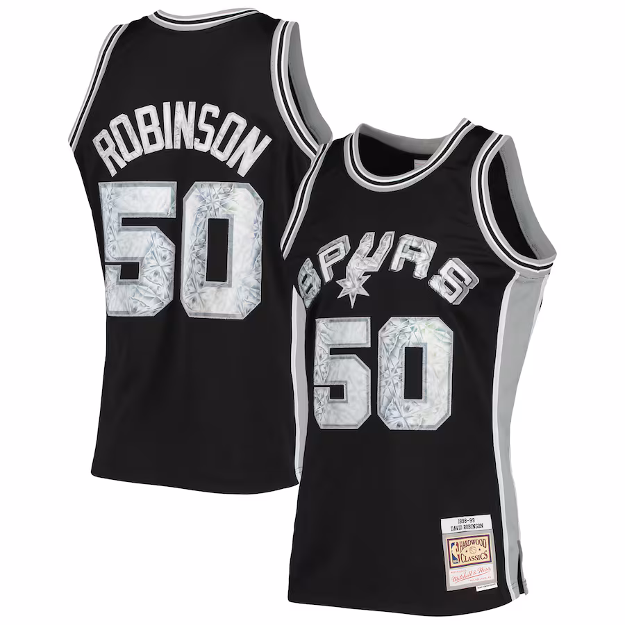 David Robinson San Antonio Spurs 1998/99 75th Anniversary Diamond Jersey