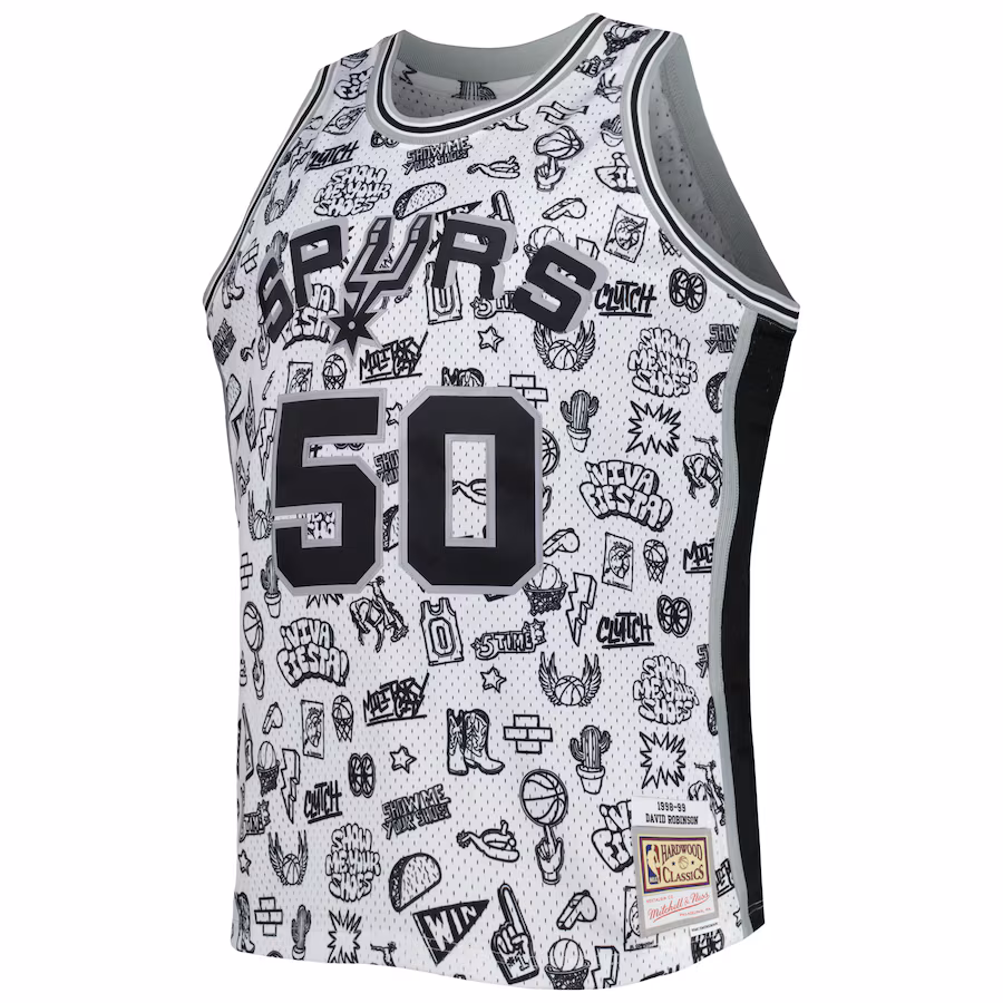 David Robinson, San Antonio Spurs, 1998/99, Bianco