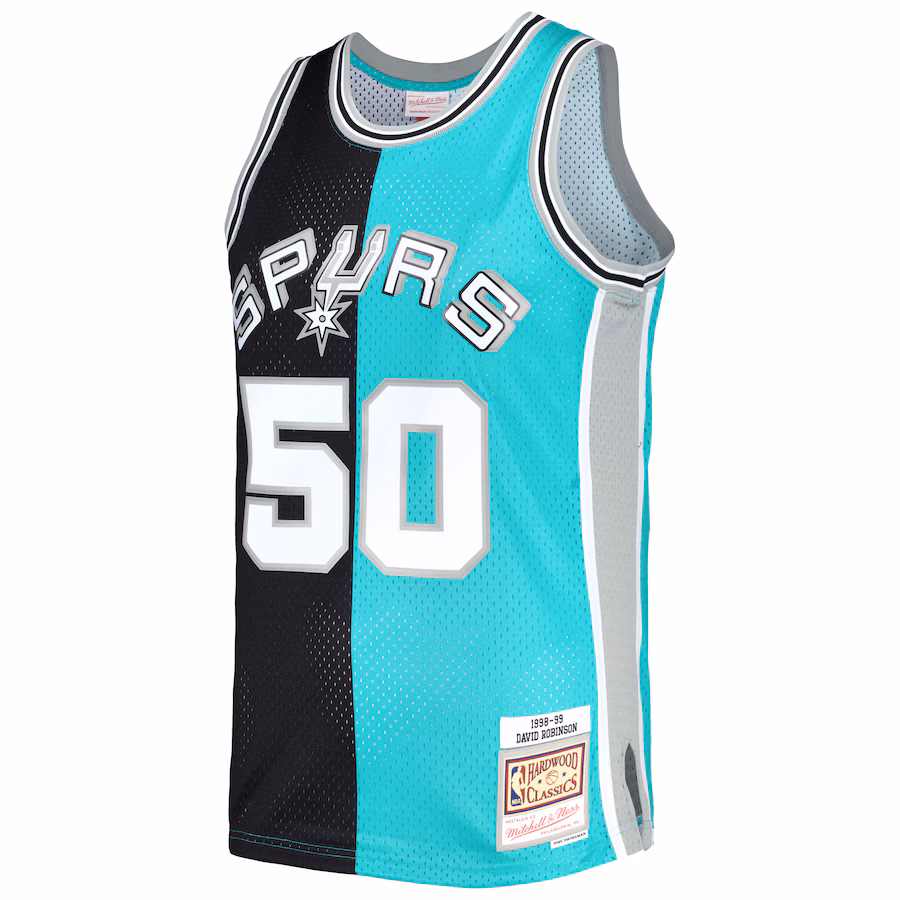 David Robinson, San Antonio Spurs, 1998/99, Negro/Cian
