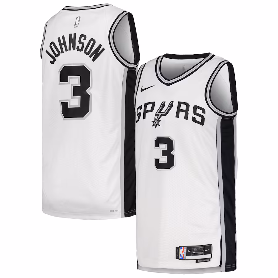 Canotta Keldon Johnson San Antonio Spurs Association Edition - Unisex