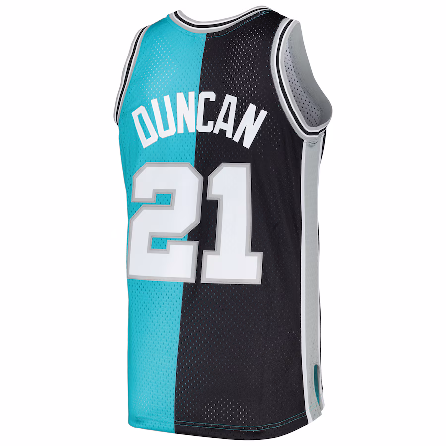 Tim Duncan, San Antonio Spurs, stagione 1998/99, Nero/Ciano
