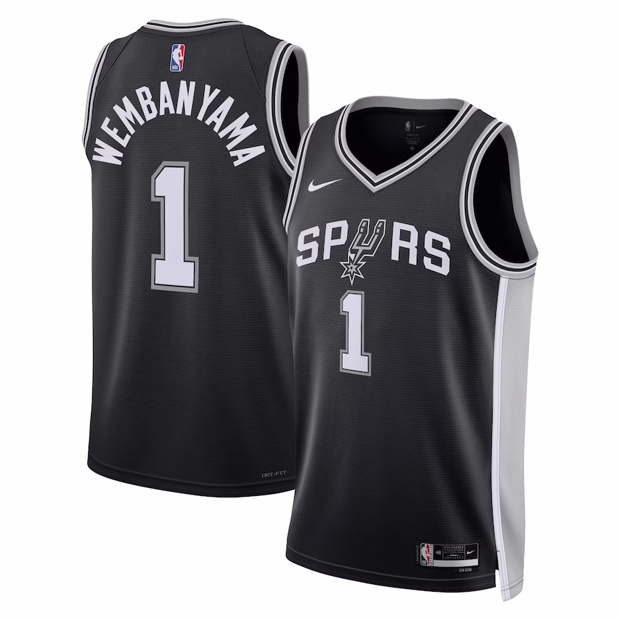 Victor Wembanyama San Antonio Spurs 2023 NBA Draft First Round Pick Jersey - Unisex
