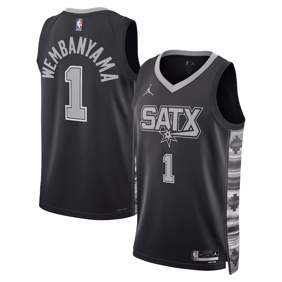 Canotta Victor Wembanyama San Antonio Spurs Statement Edition - Unisex