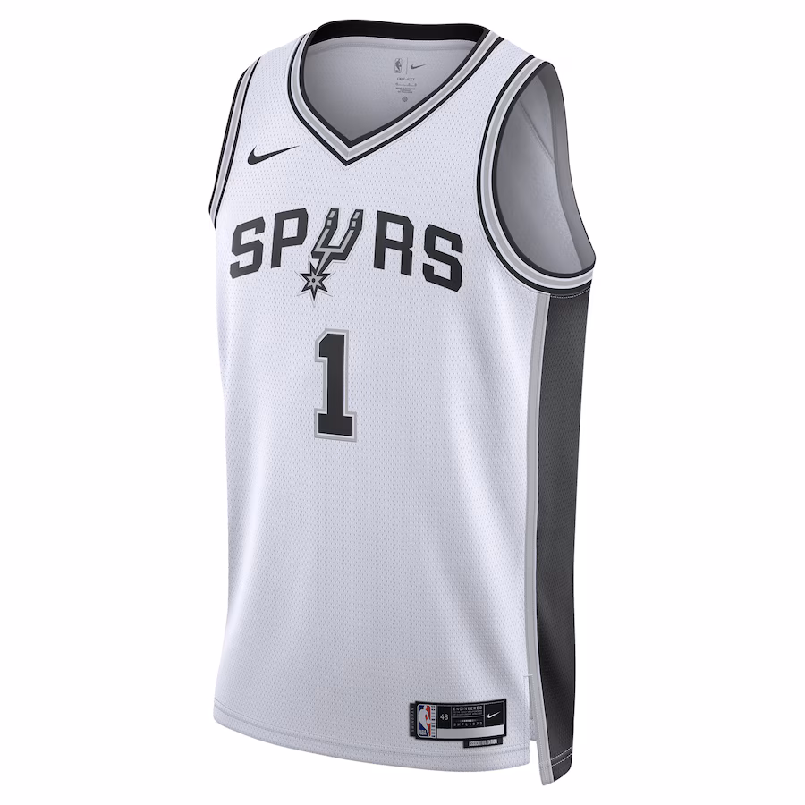 Victor Wembanyama, San Antonio Spurs, Unisex Association Edition, White