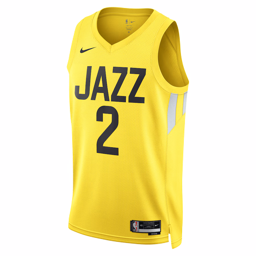 Collin Sexton Utah Jazz Icon Edition Yellow