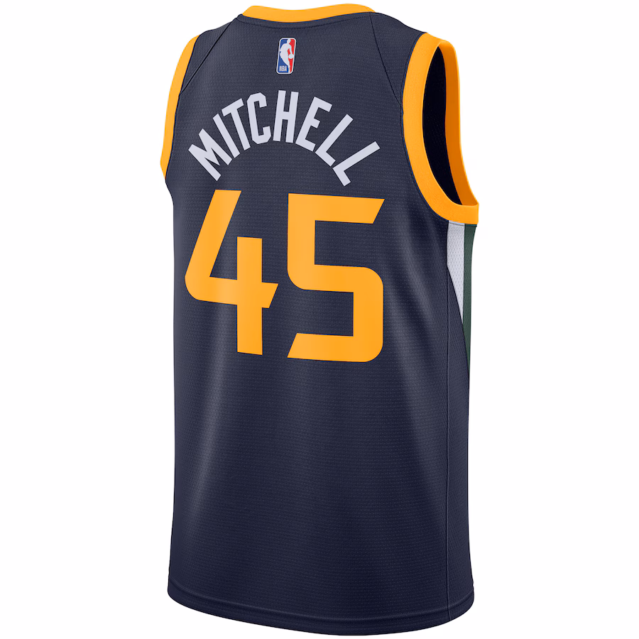 Donovan Mitchell, Utah Jazz, 2020/21, Edizione Icon, Blu Marina