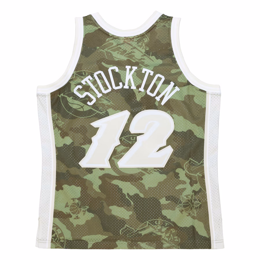 John Stockton Utah Jazz 1998/99 Camuflaje